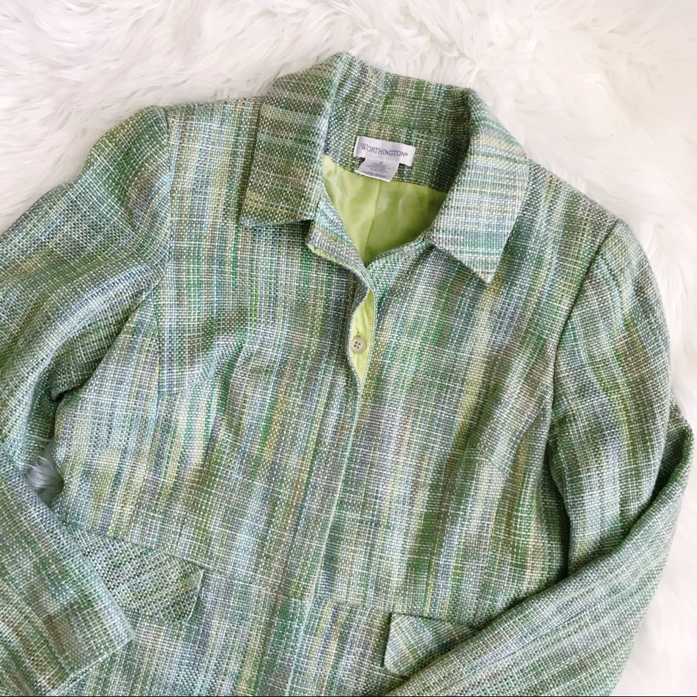 Worthington Long Button Down Coat Size 12